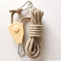 Outdoor Camping Windproof Rope with Pulley Adjuster for Tents and Tarps