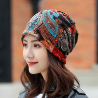 Women's Winter Knit Beanie Scarf Set Warm Neck Warmer Outdoor Fashion Hat