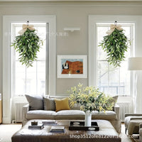 Artificial Olive Garland Wreath for Front Door Wall Decor