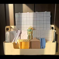 Portable Storage Box for Perler Beads Boards, Stationery, and Cosmetics