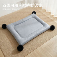 Pet Cooling Mat for Small to Medium Dogs and Cats, Reversible Dual-Sided Summer Sleeping Pad