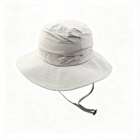 Outdoor Quick-Dry Wide Brim Sun Hat for Hiking and Trekking
