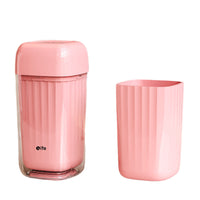 Portable Travel Mouthwash Cup Toothbrush Holder Set with Anti-mold and Antibacterial Properties
