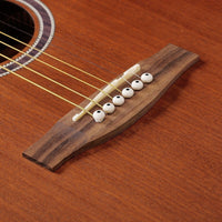 41-inch Sapele Matte Acoustic Guitar Set with Cutaway