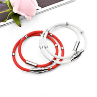 Negative Ion Silicone Magnetic Therapy Necklace for Energy Balance and Fatigue Relief