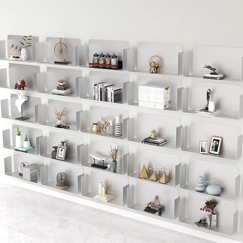 Wall-Mounted Iron Art Storage Shelf for Living Room, Bedroom, Balcony