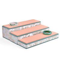 Chinese Style Display Stand for Jewelry and Collectibles, Multi-tier Shelf for Live Streaming