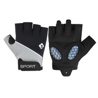 Unisex Half Finger Cycling & Workout Gloves - Shock Absorbing, Non-Slip, Breathable