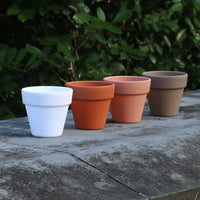 Imitation Ceramic Plastic Flower Pot for Succulents and Seedlings, Round PP Planter