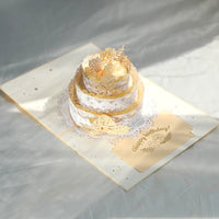 3D Pop-Up Birthday Cake Greeting Card with Light