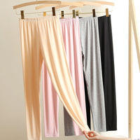Women's Modal Thermal Leggings High Waist Thin Base Layer Pants