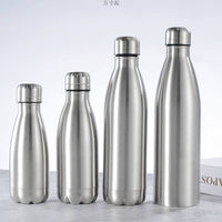 Stainless Steel Single Wall Sports Water Bottle for Outdoor Cycling and Cold Beverages