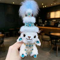 Xinjiang Lamb Plush Keychain Souvenir