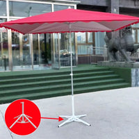 Heavy-Duty Folding Cross Base Umbrella Stand for Outdoor Patio Market Umbrellas