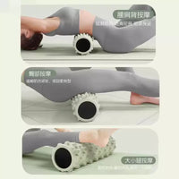 Solid Foam Roller with 3D Massage Points for Muscle Relaxation and Deep Tissue Massage