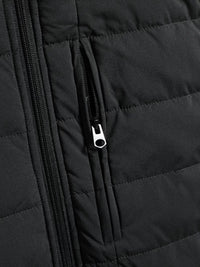 Men's Lightweight Warm 90% Duck Down Quilted Stand Collar Puffer Jacket
