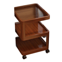Bedside Table with Storage, Small Mobile Nightstand for Bedroom, Simple Multifunctional Side Table