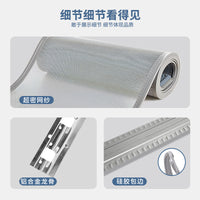 Magnetic Screen Door Curtain with Weighted Double-Thread Mesh for Insect Protection
