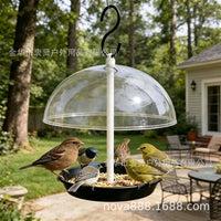 Outdoor Hanging Half-Sphere Bird Feeder for Garden & Patio Decoration