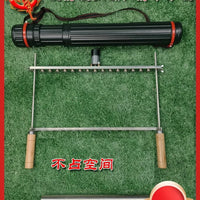 Automatic Rotating Stainless Steel BBQ Grill for Outdoor Picnics and Patios