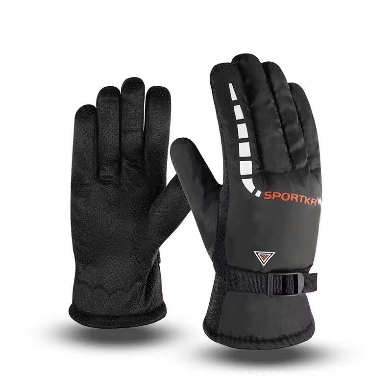 Unisex Winter Thermal Windproof Gloves for Outdoor Activities