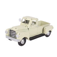 Vintage Metal Pickup Truck Christmas Decor with Tree