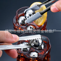 304 Stainless Steel Reusable Ice Balls for Whiskey, Wine, Beer, and Other Beverages