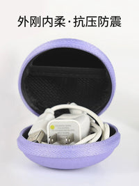 Portable Hard Shell Digital Organizer for Earphones, Cables, Chargers, USB Drives, and Small Electronics