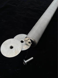 Stainless Steel Parrot Perch with Grinding Rod for Cage Birds