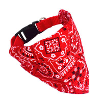 Adjustable Pet Bandana Scarf for Dogs and Cats, Printed Drool Bib