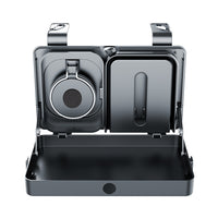 360-Degree Rotating Car Foldable Air Vent Drink Holder with Retractable Dining Tray