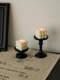 Retro Roman Pillar Candlestick Holder for Home Decor
