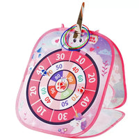 Kids Outdoor Sports Toy Throwing Beanbag Flying Disc Dart Game Props for Children Lawn Play