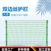 PVC Coated Double-Sided Wire Mesh Fence for Riverbank, Railway, and Mountain Enclosures