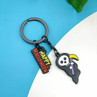 Halloween Cartoon Skull Pumpkin Ghost Keychain Bag Charm