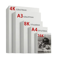 Art Sketch Paper for Students and Artists - 160gsm Watercolor and Gouache Paper