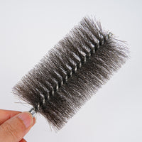 304 Stainless Steel Wire Tube Brush with Rod for Cleaning Rust Removal Polishing