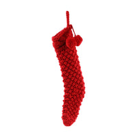 Knitted Christmas Stocking Large 46cm for Gifts and Decoration