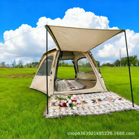 Automatic Pop-Up Camping Tent with UV Protection and Mosquito Net for Outdoor Picnic and Hiking