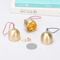 Mini Pure Copper Bells for DIY Crafts, Wind Chimes, Christmas Decorations, and Handbell Accessories