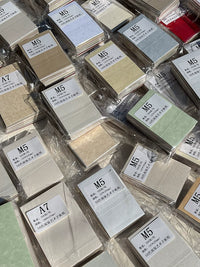 A7 Mixed Color Specialty Paper for Journals and Planners, Sand Dot, Herbal, Blank Parchment, Cloud Dragon Paper