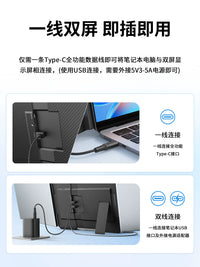 LAPTOMO Portable Laptop Monitor Extender Dual Triple Screen Display
