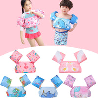 Inflatable-Free Foam Swim Arm Bands for Toddlers and Kids, Buoyancy Sleeves for Swimming Training