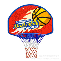 Foldable Indoor Wall-Mounted Basketball Hoop for Kids - No-Drill Basketball Board Toy for Boys