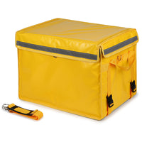 62L Foldable Insulated Cooler Bag with PVC Lining for Food Delivery