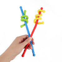 Silicone Sensory Twist Sticks for Kids - Early Education & Interactive Play