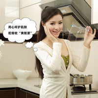 Baoluona Anti-Oil Splash Face Shield Head-Mounted Isolation Mask Kitchen Anti-Splatter Protective Mask Double-Sided Anti-Fog