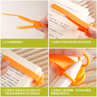 Silicone Page Marker Bookmark with Pen Holder for Reading