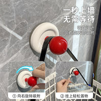 Suction Cup Wall-Mounted Storage Basket for Disposable Face Towels and Cotton Pads