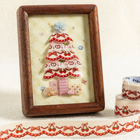 Tomato Sauce Girl Crochet PET Tape Series for DIY Scrapbooking and Decoration